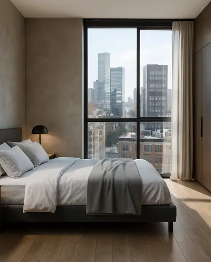 modern house — bedroom (urban)