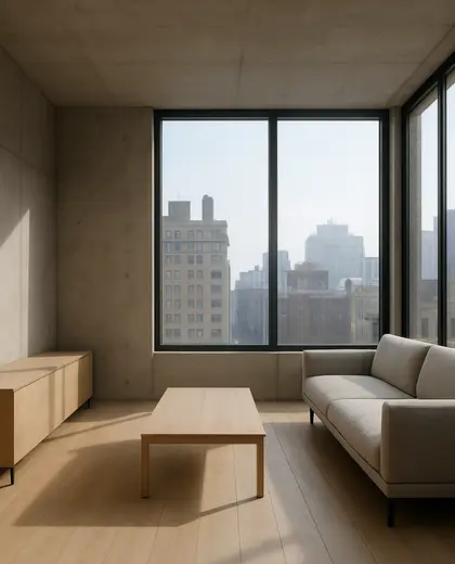 minimalist house — room (urban)