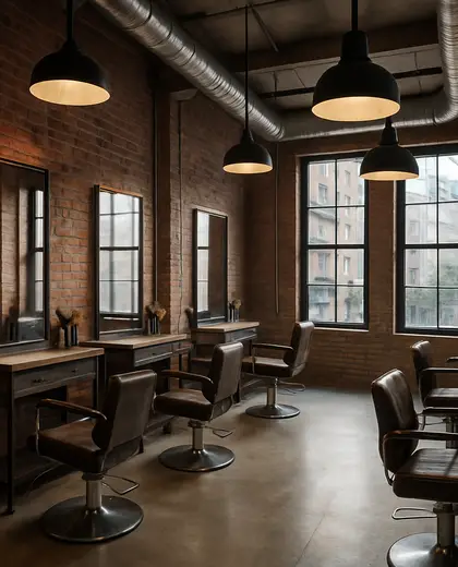 industrial salon — workshop (urban)
