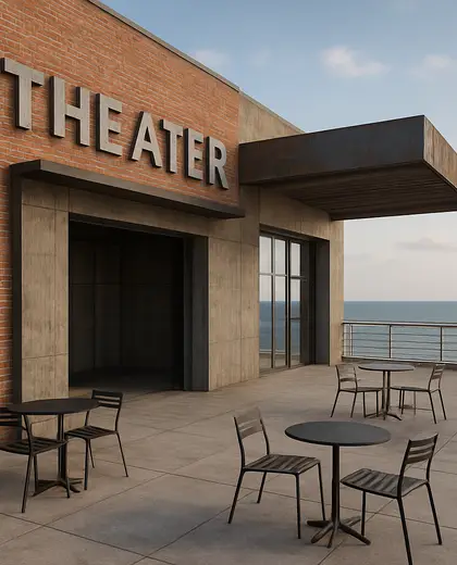 industrial theater — patio (ocean)