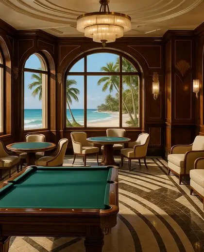 art deco store — game room (beach)