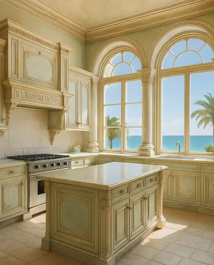 renaissance apartment — kitchen (coastal)