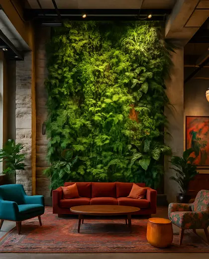 eclectic vertical garden — main hall (urban)