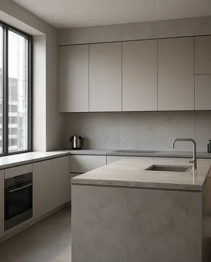 minimalist house — kitchen (urban)