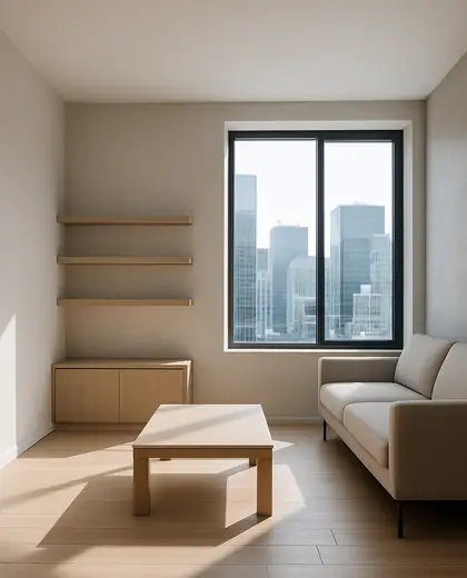 minimalist home — room (urban)