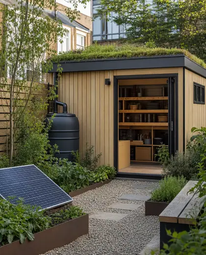 sustainable store — backyard (urban)