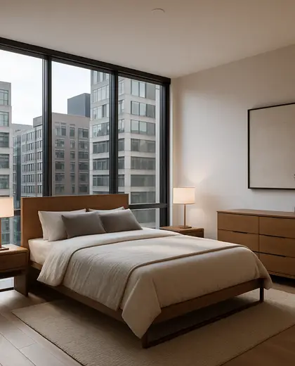 contemporary house — bedroom (urban)