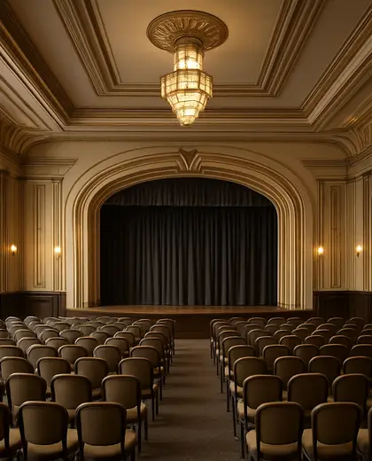 art deco store — conference hall (space)