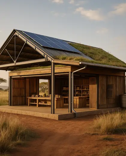 sustainable store — warehouse (savanna)