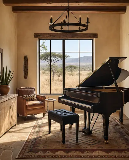 southwestern farmhouse — music room (savanna)