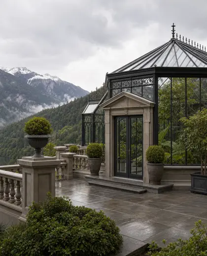 neoclassical greenhouse — deck (mountain)