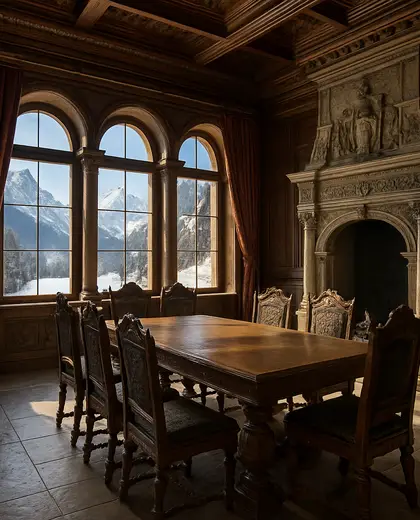 renaissance home — formal dining room (alpine)