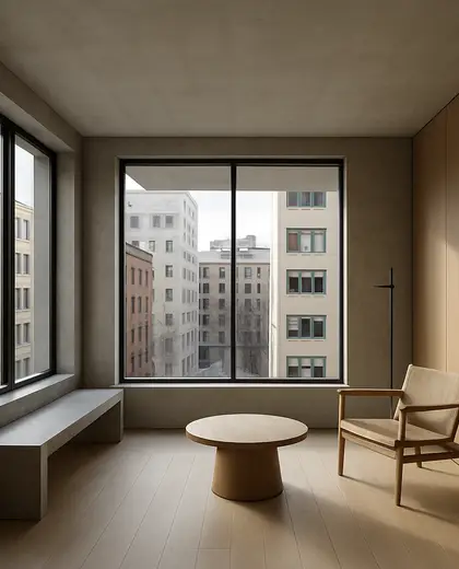 minimalist house — room (urban)