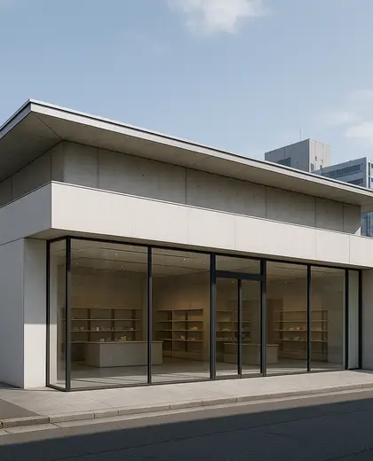 minimalist store — roof (urban)