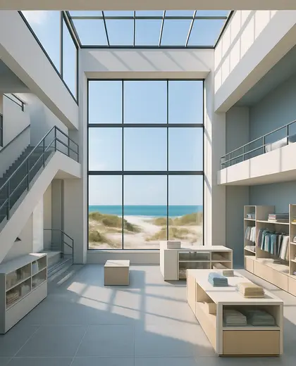 bauhaus store — atrium (coastal)