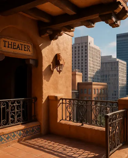 southwestern theater — balcony (urban)