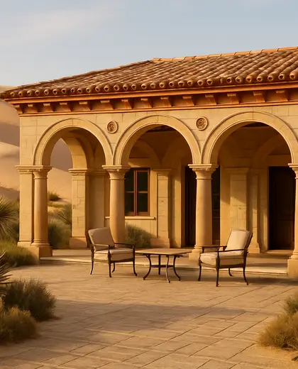 renaissance salon — patio (desert)