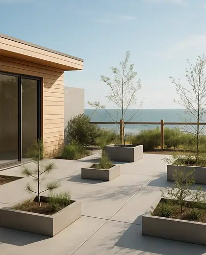 minimalist backyard — nursery (ocean)