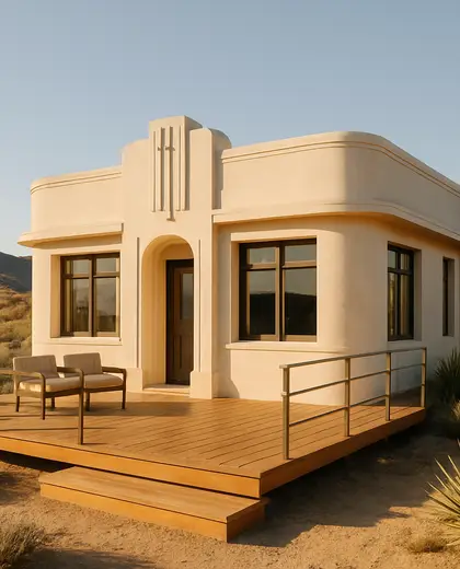 art deco house — deck (desert)