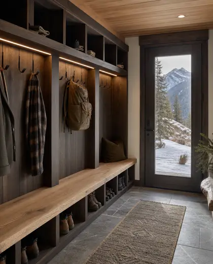 contemporary store — mud room (alpine)