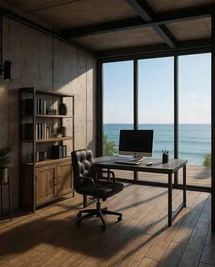 industrial house — home office (ocean)