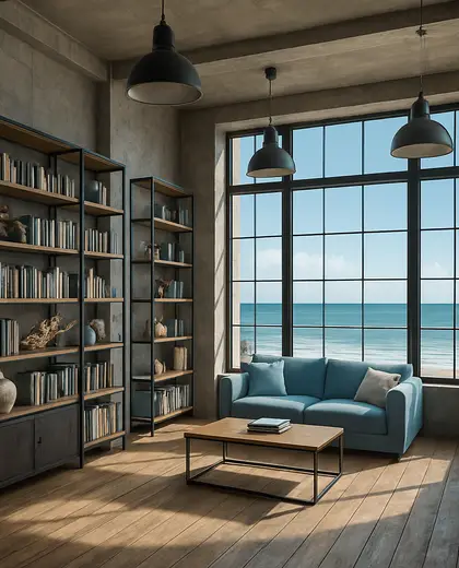 industrial condo — library (coastal)