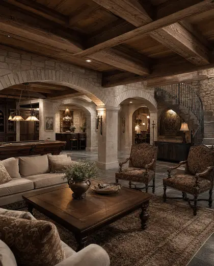 renaissance farmhouse — basement (space)