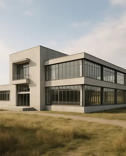 bauhaus house — conference hall (rural)