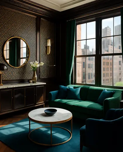 art deco house — room (urban)