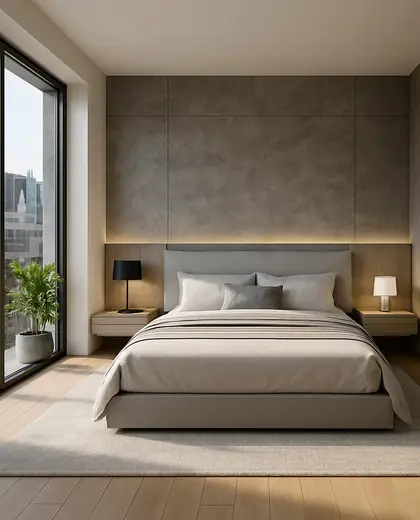 modern house — bedroom (urban)