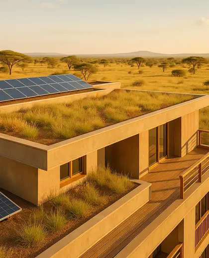 sustainable apartment — roof (savanna)