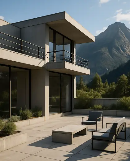 bauhaus garden — patio (mountain)