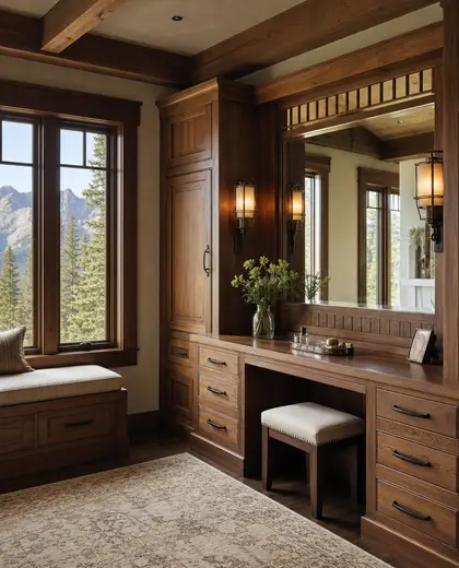 craftsman salon — dressing room (mountain)
