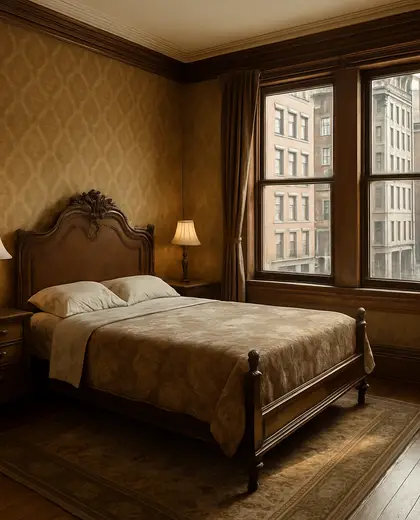 vintage house — bedroom (urban)