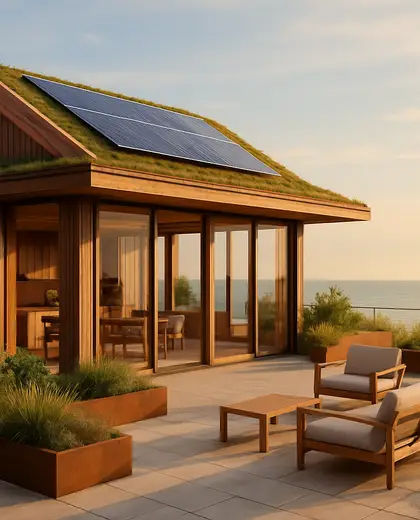 sustainable penthouse — roof (ocean)