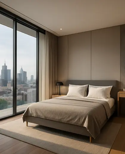 modern house — bedroom (urban)