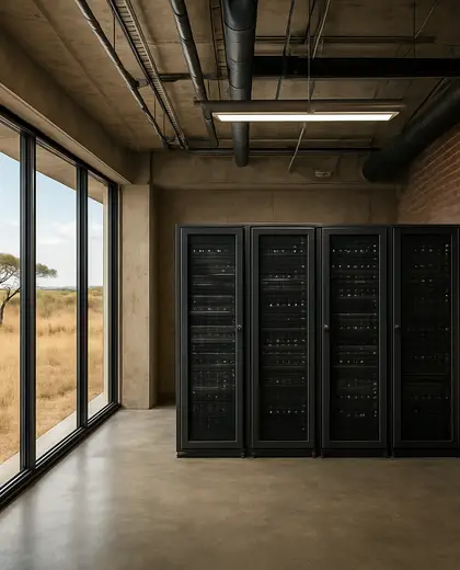 industrial condo — server room (savanna)