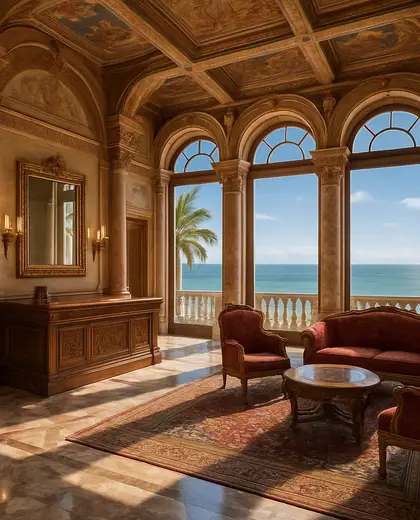 renaissance penthouse — reception (coastal)
