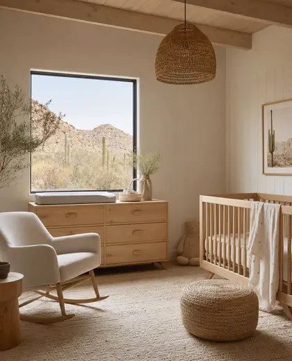 scandinavian home — nursery (desert)