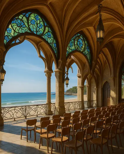 art nouveau church — conference hall (beach)