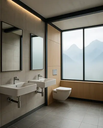 bauhaus office space — rest room (mountain)