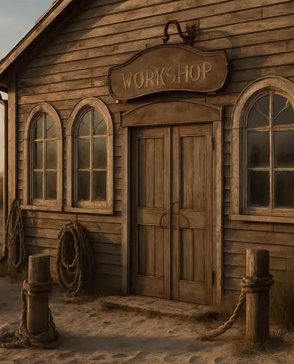 vintage facade — workshop (coastal)