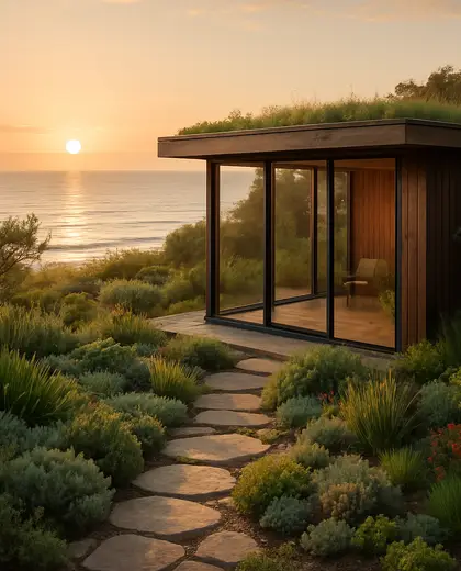 sustainable garden — room (ocean)