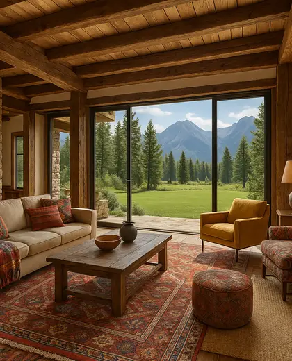 eclectic yard — family room (alpine)