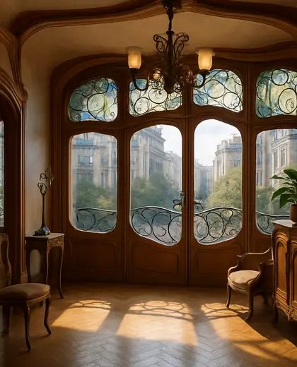 art nouveau home — room (urban)