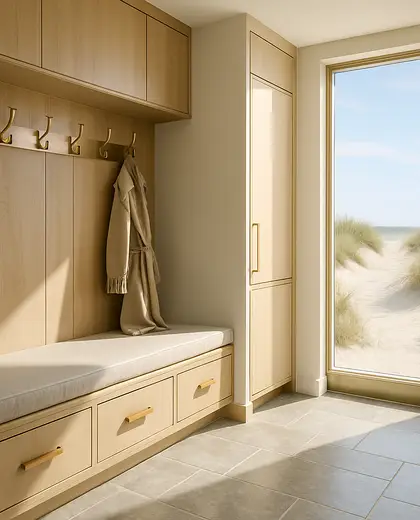 modern casino — mud room (beach)
