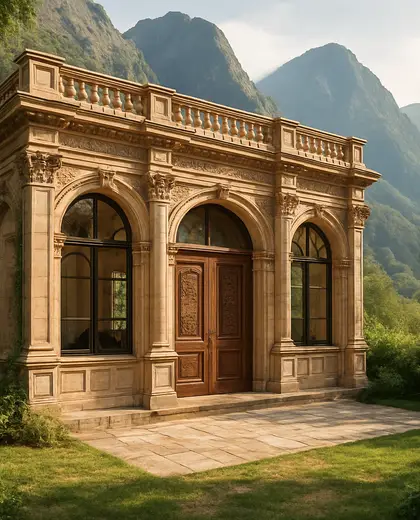 renaissance backyard — training room (mountain)