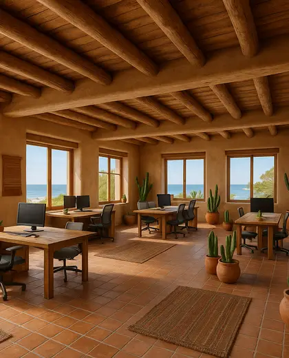 southwestern office space — open office (coastal)