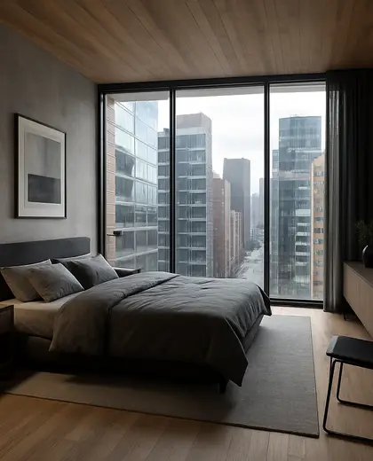 modern house — bedroom (urban)