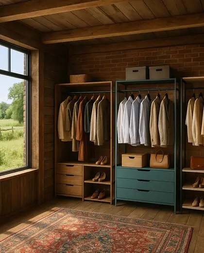 eclectic store — walk in closet (rural)
